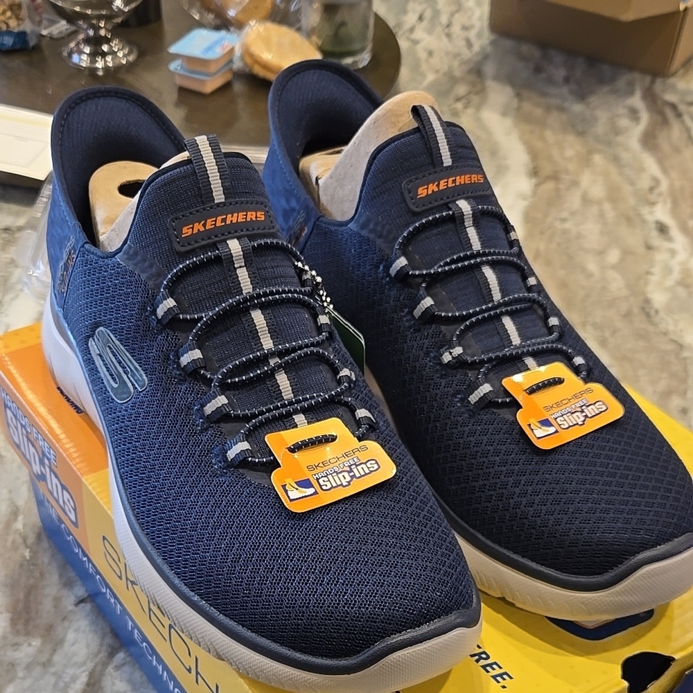 Skechers Men's Navy Slip-Ins Shoes